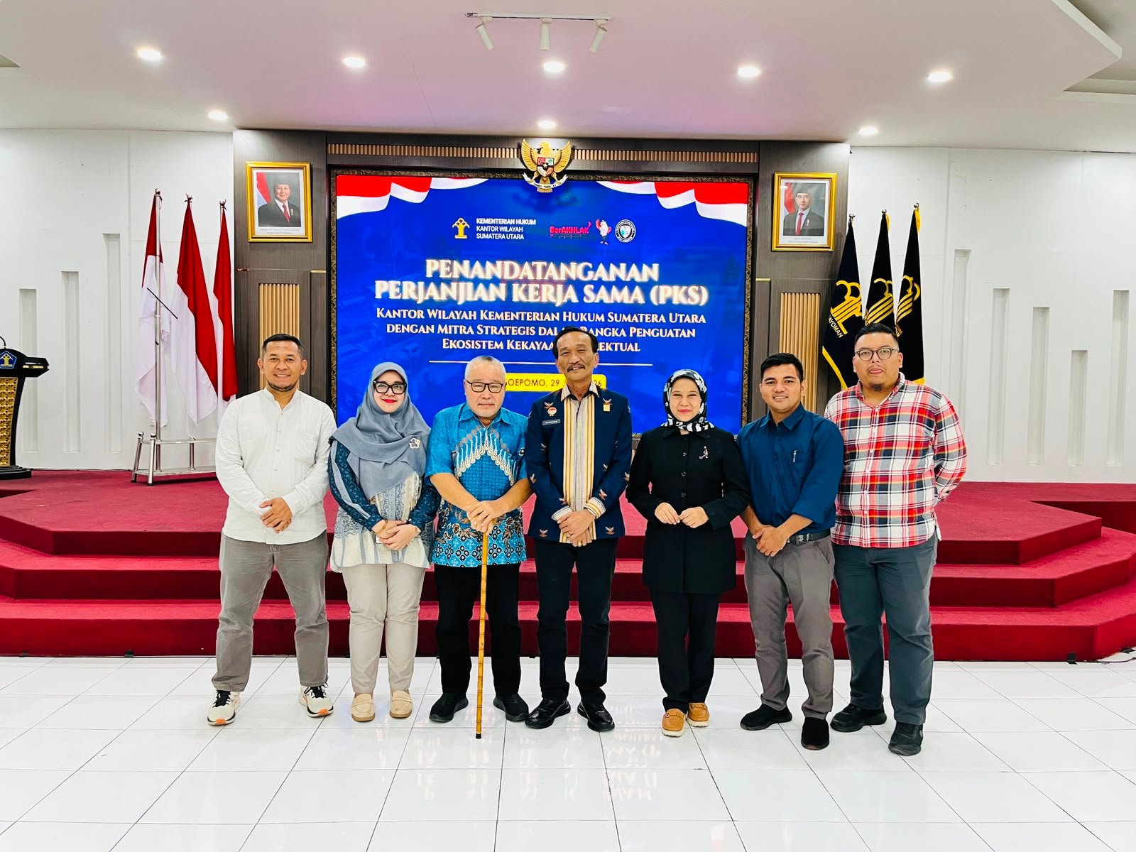 Universitas Bunda Thamrin dan Kantor Wilayah Kementerian Hukum Sumatera Utara Perkuat Sinergi Melalui Penandatanganan Perjanjian Kerja Sama